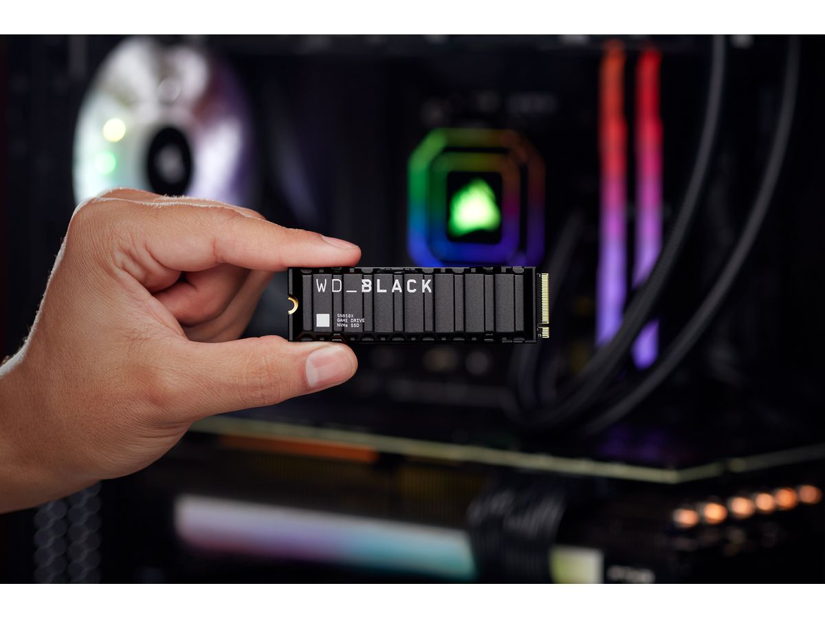 WD BLACK SN850X 1TB Heatsink