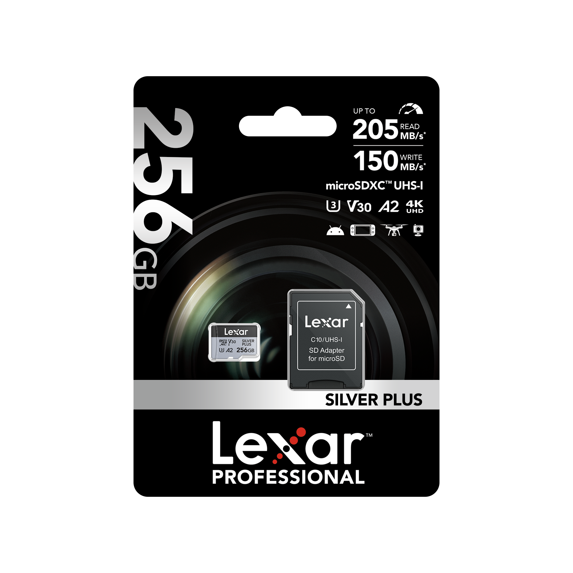 Lexar micro SDXC Silver Plus 256GB