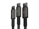 Baseus USB 3-in-1 Cable 1.5m Black