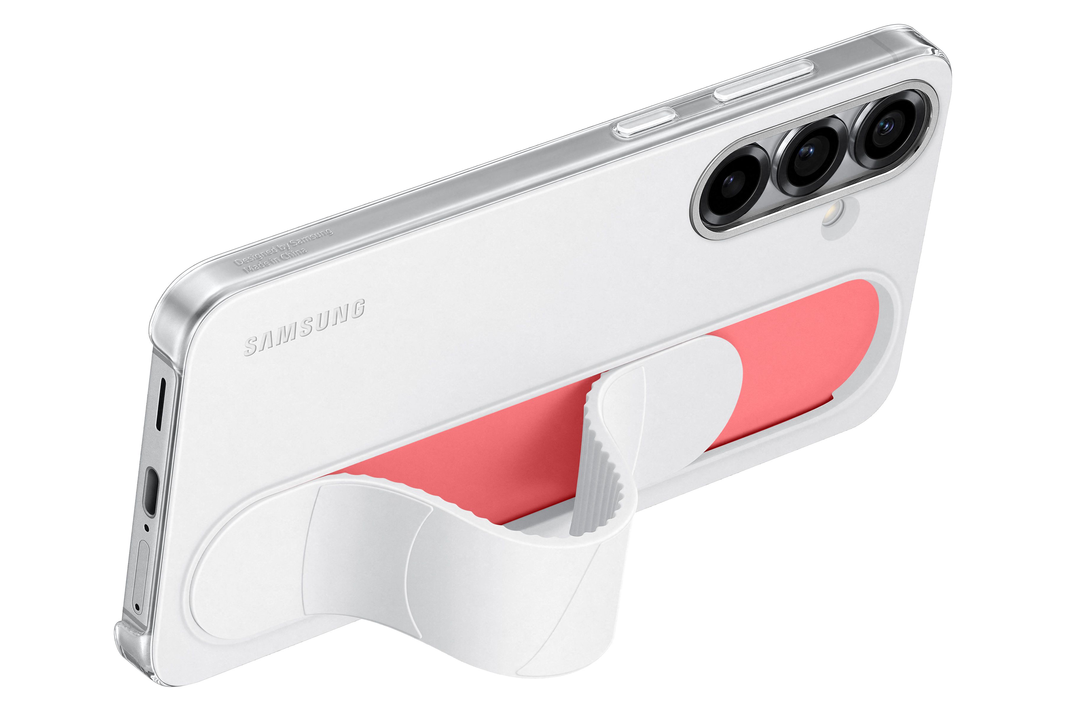 Samsung S25+ Standing Grip Case White