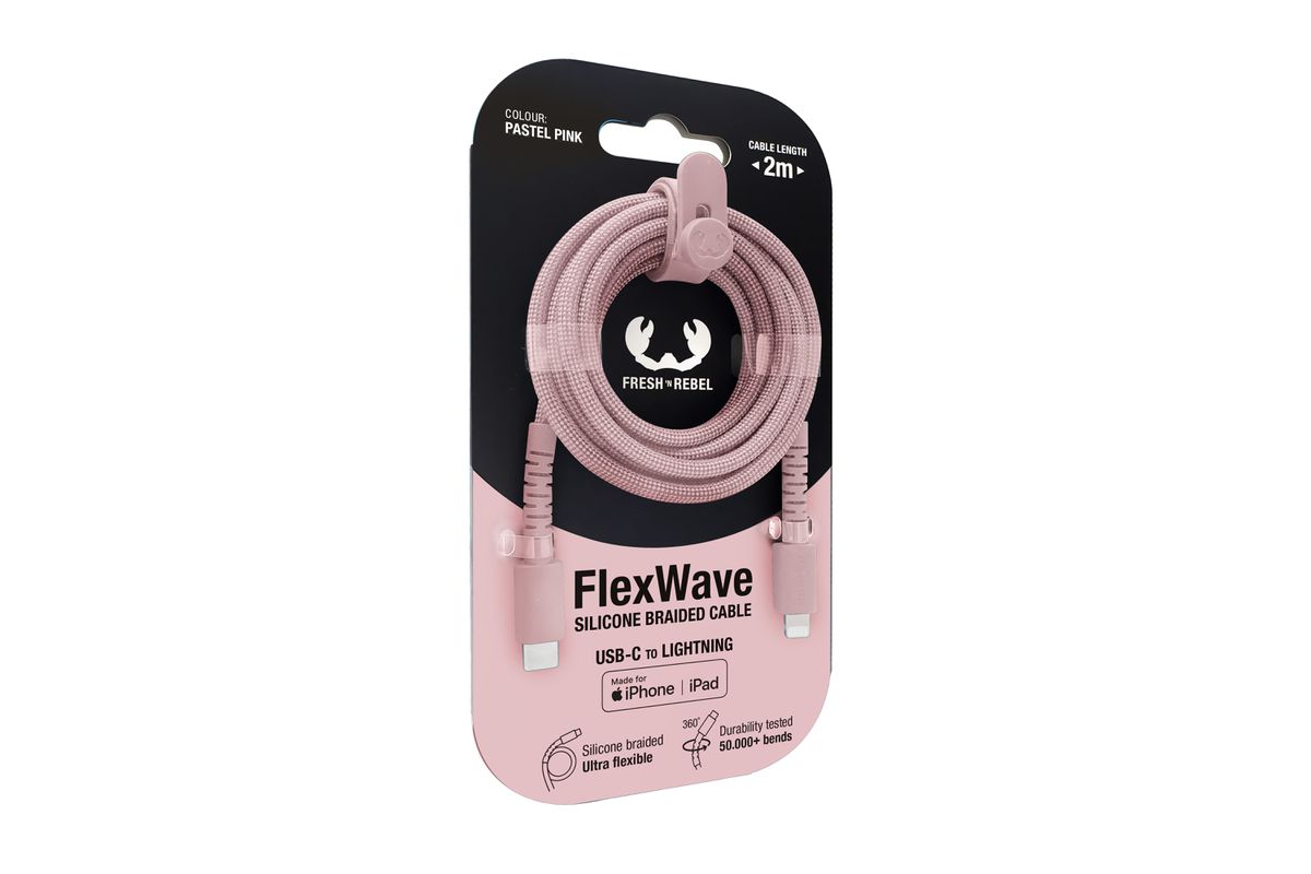 Fresh 'n Rebel USB-C to Lightning Pink
