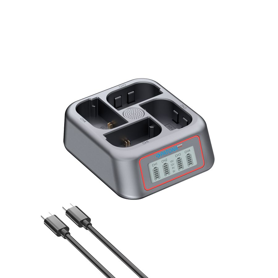 Patona 4-Port Fast Charger Canon LP-E6