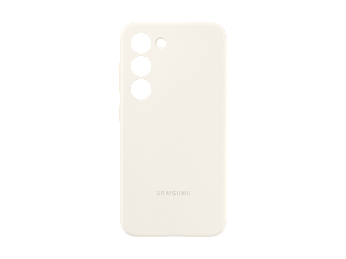 Samsung S23 Silicone Case Cream