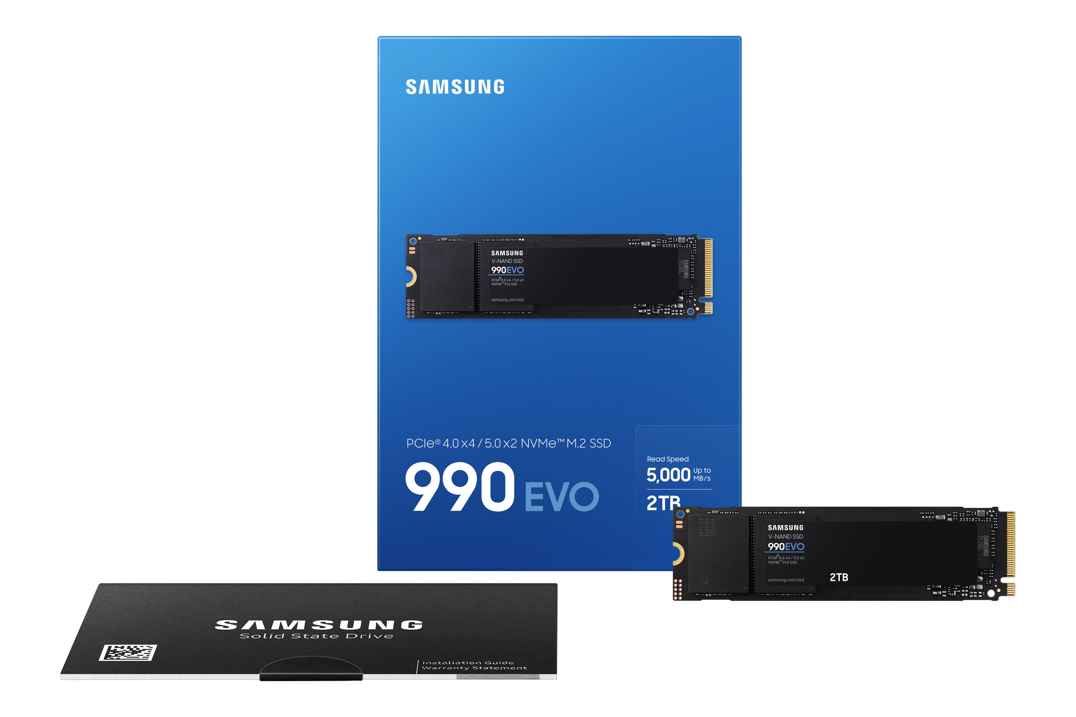 Samsung SSD 990 EVO NVMe M.2 PCIe 5.0 1TB