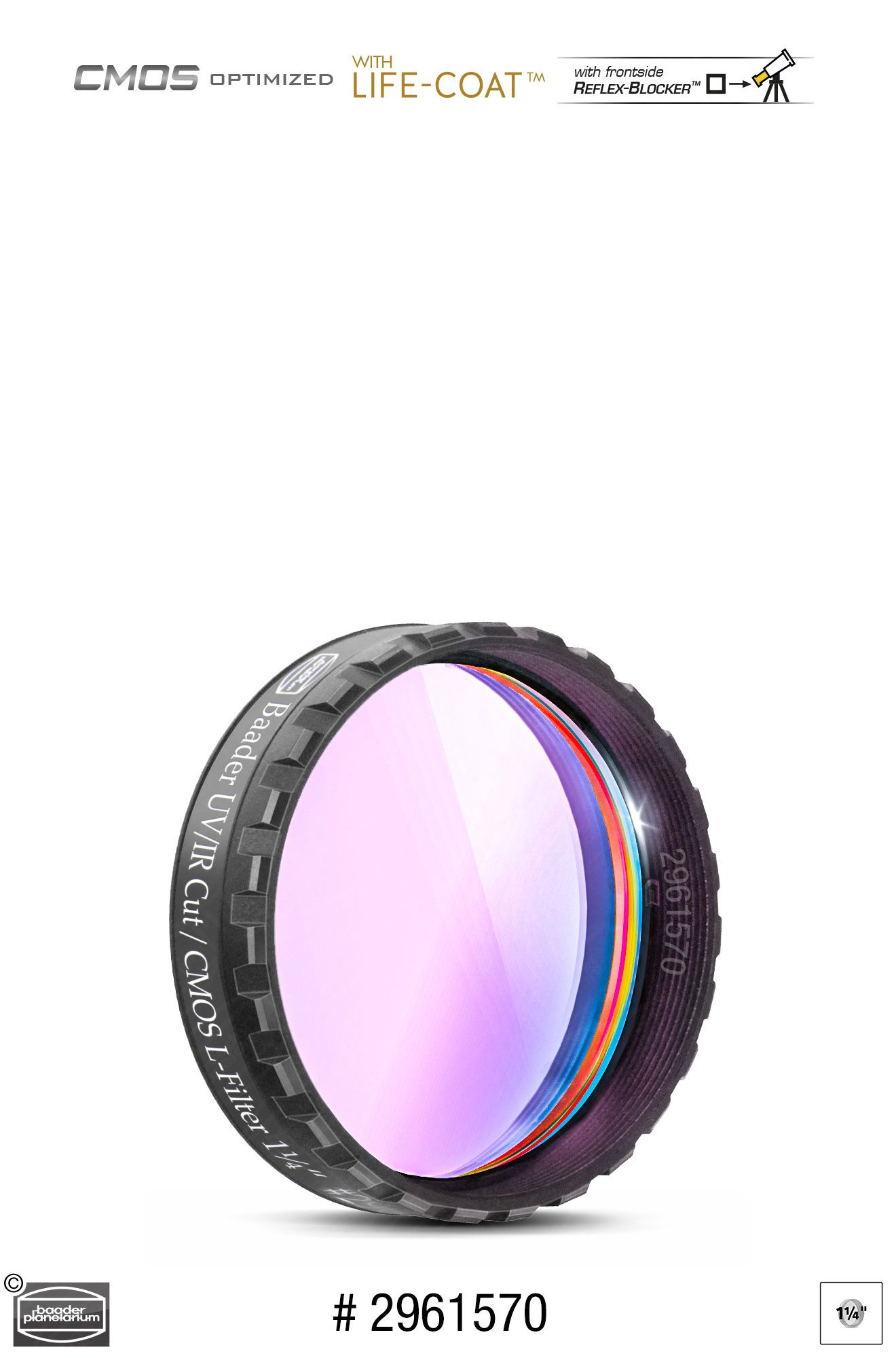Baader UV/IR Cut / CMOS L-Filter 1¼"