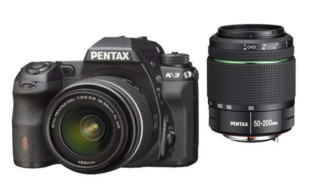 Pentax K-3 schwarz DAL18-55WR+50-200 WR