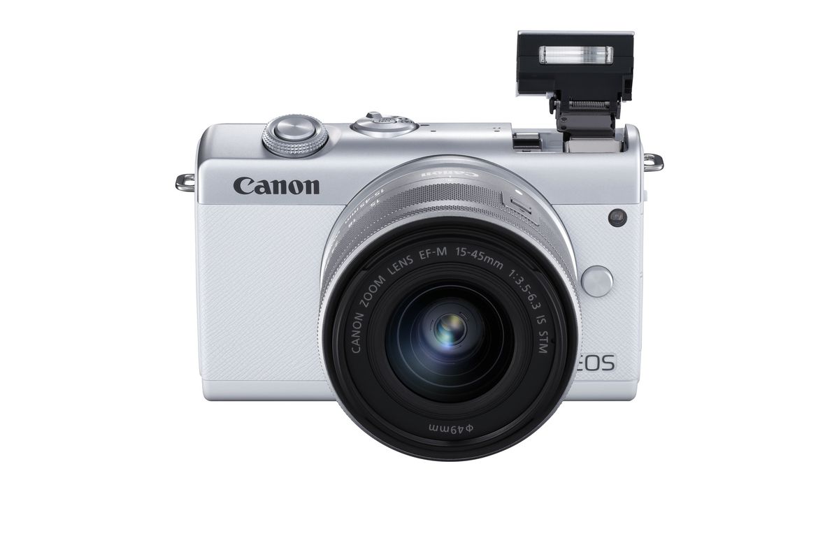 Canon EOS M200 + 15-45mm Blanc