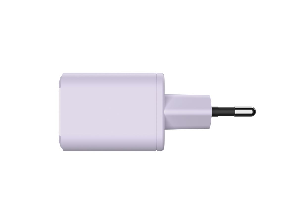 Fresh'N Rebel Mini Charger USB-C + A PD Dreamy Lilac 30W