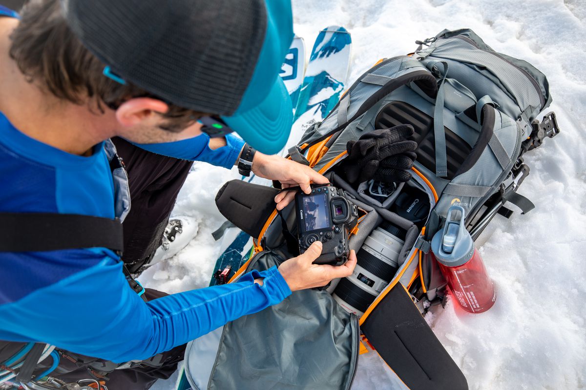 Lowepro Powder BP 500 AW orange/gris
