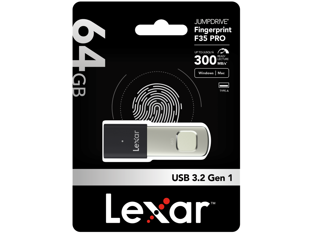 Lexar Fingerprint PRO F35 USB 3.2 64GB