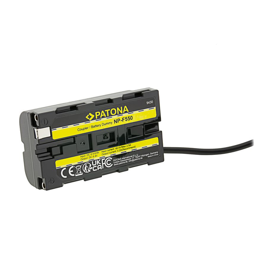 Patona Coupler Set Sony NP-F Serie