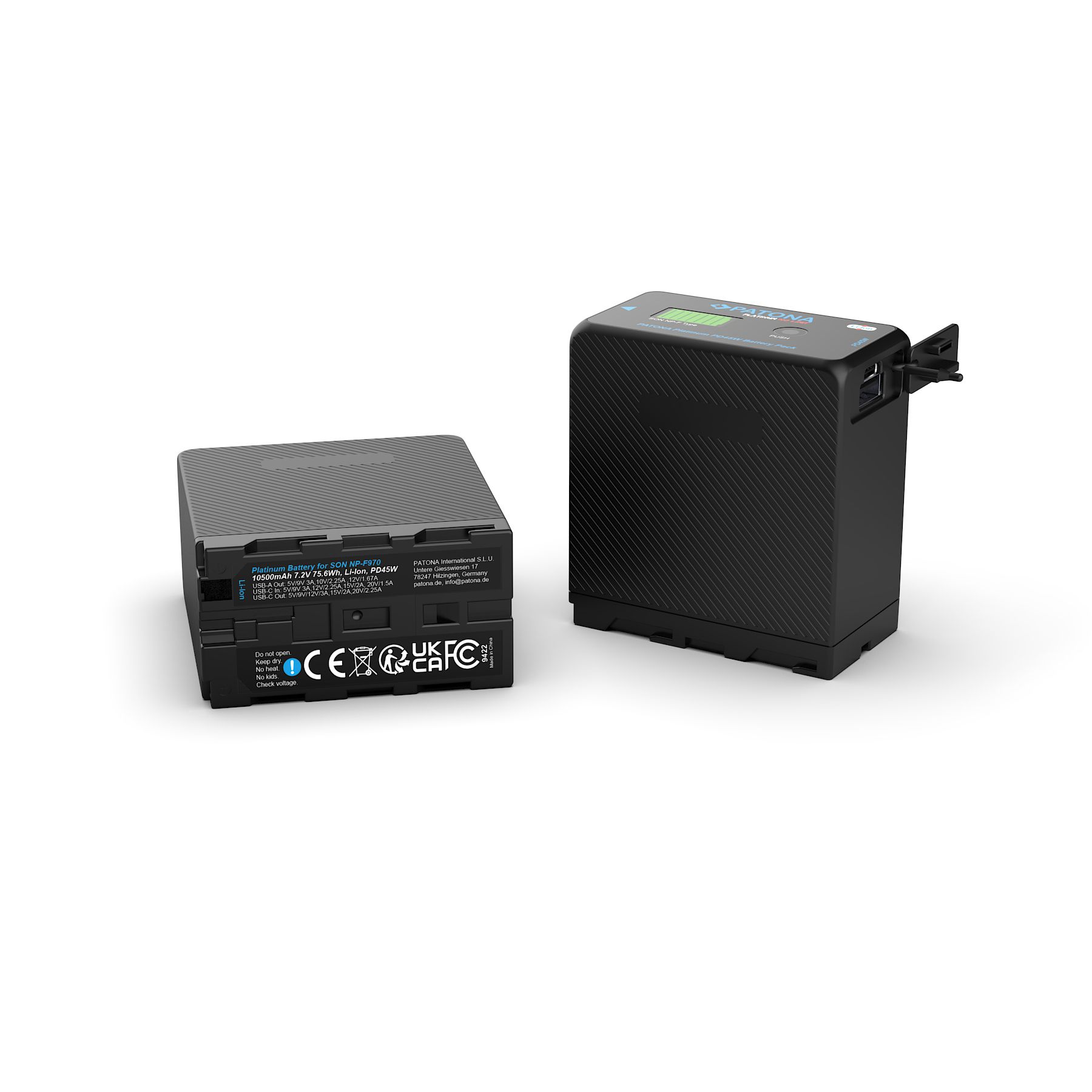 Patona Platinum USB-C Sony NP-F970 PD45W