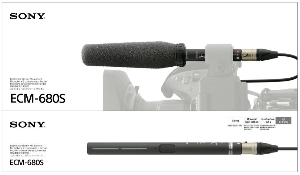 Sony ECM-680S Shotgun Stereomikrofon