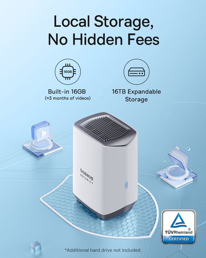 Baseus N1+ Outdoor Camera 2K 2Cam Kit