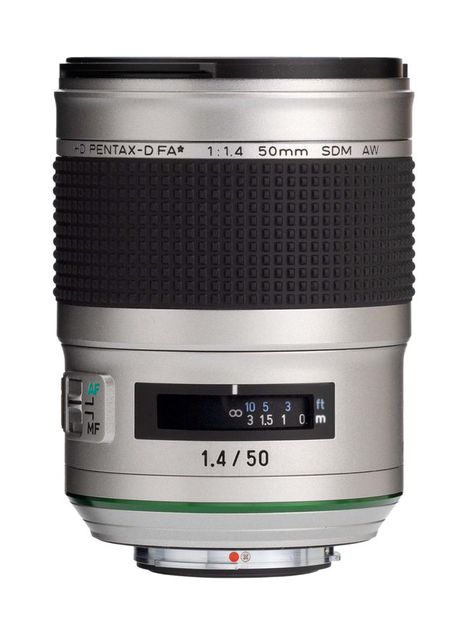 Pentax HD D-FA* 50mm/1.4 SDM AW silver