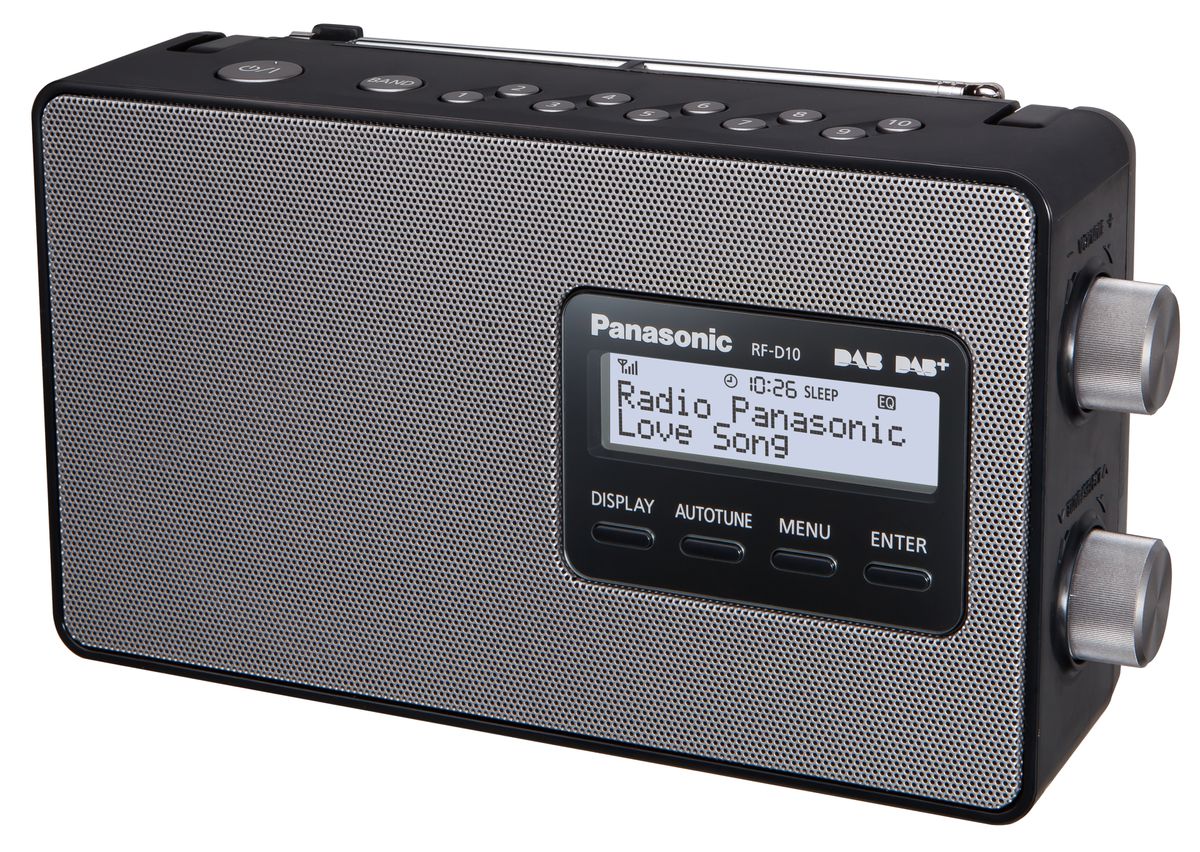 Panasonic DAB+ Radio portable D10 Black