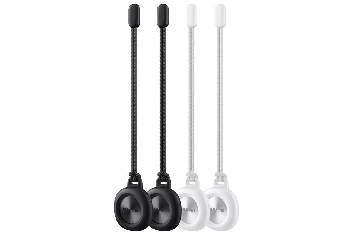 Samsung Smarttag3 Loop Case 4  Pack B+W