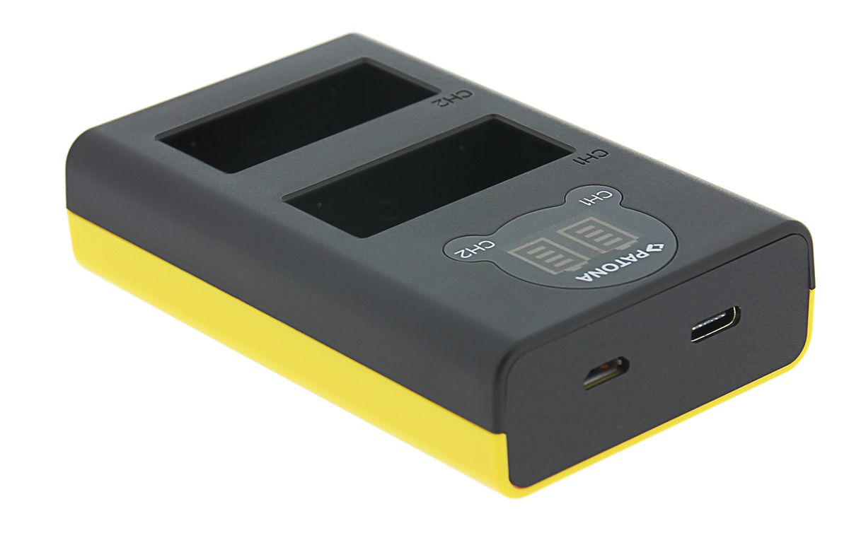 Patona Chargeur Dual LCD USB NP-W126