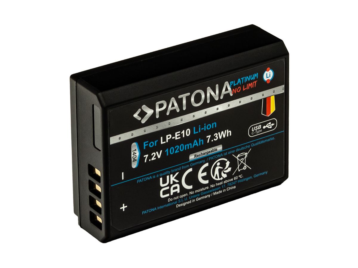 Patona Platinum USB-C Canon LP-E10