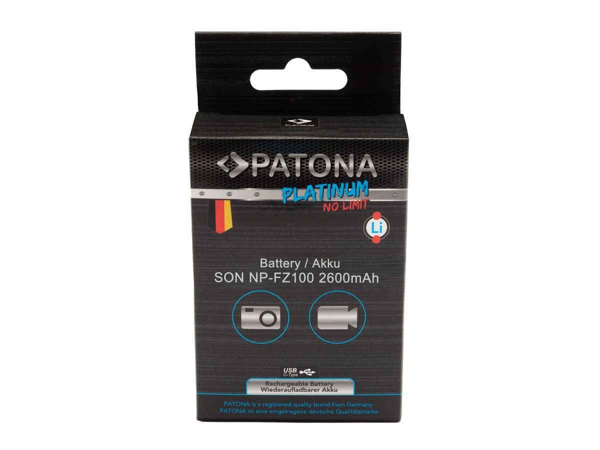 Patona Platinum Akku Fuji NP-W235 USB-C