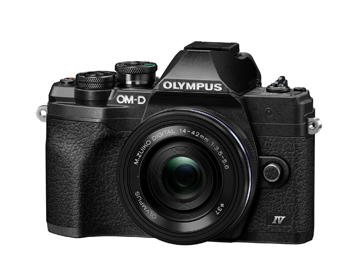 Olympus E-M10 IV PancakeZoom Kit black