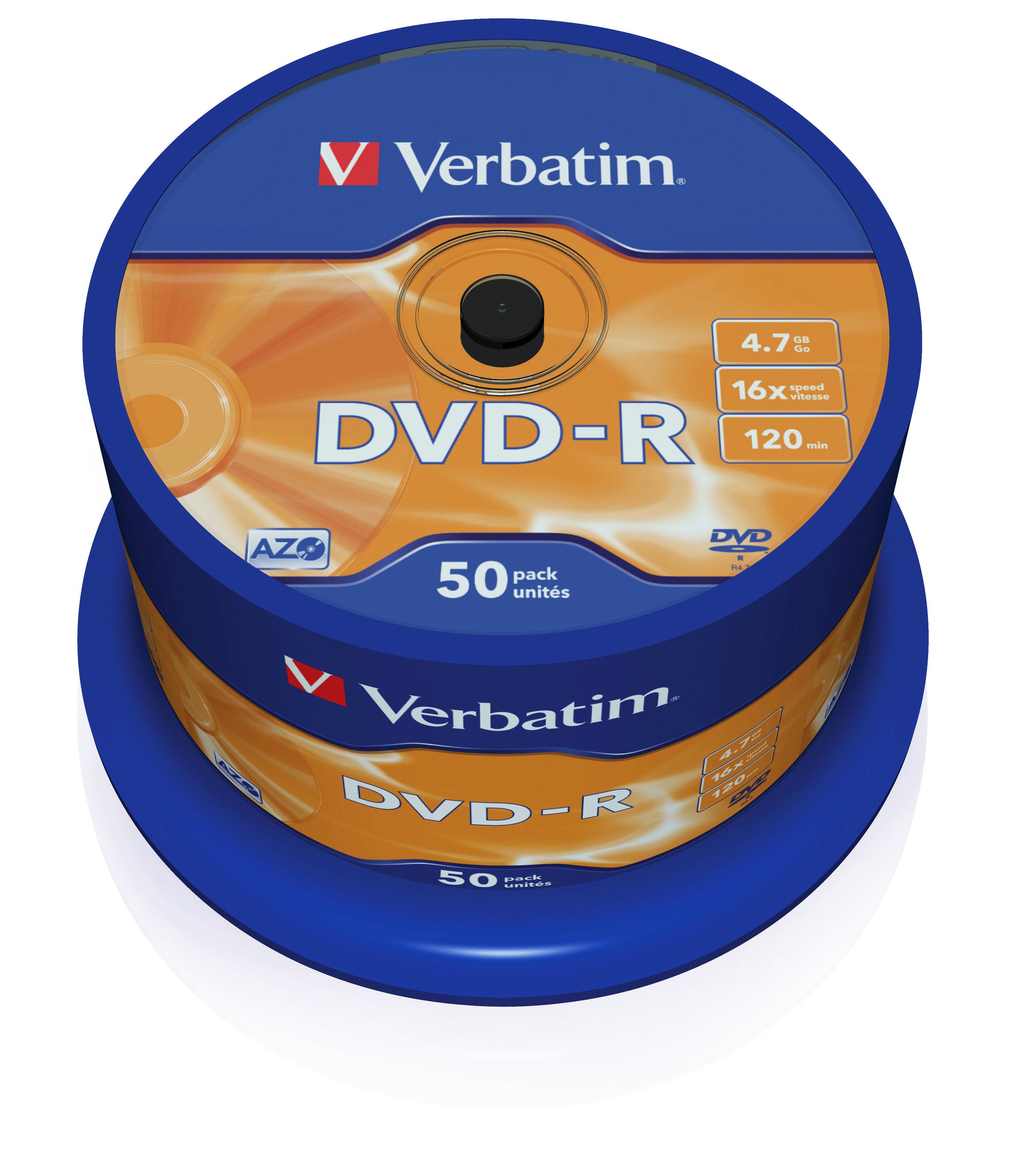 Verbatim DVD-R Spindle 4.7GB 16x 50 Pack