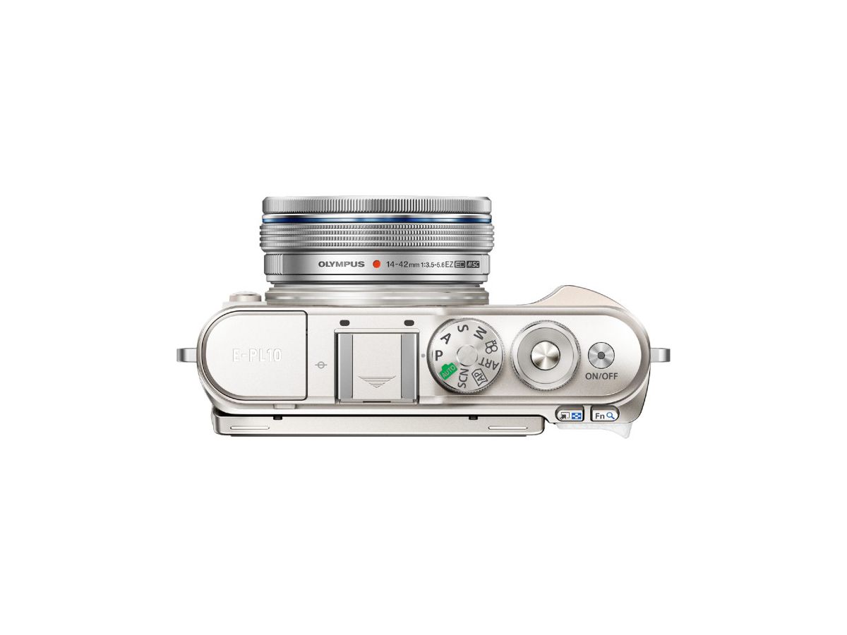 Olympus E-PL10 Pancake Zoom Kit wht/slv