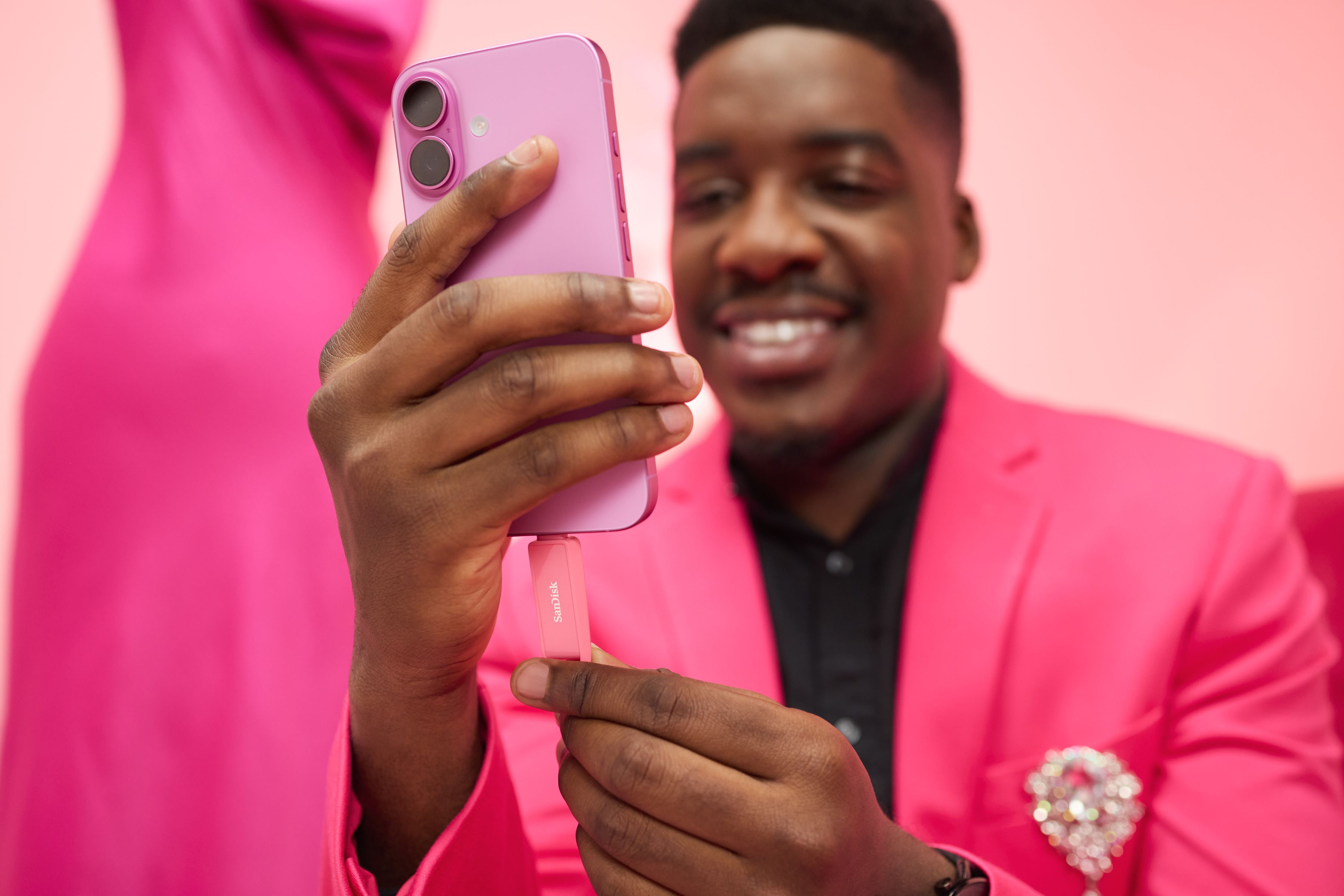 SanDisk Phone Drive USB-C 256GB pink
