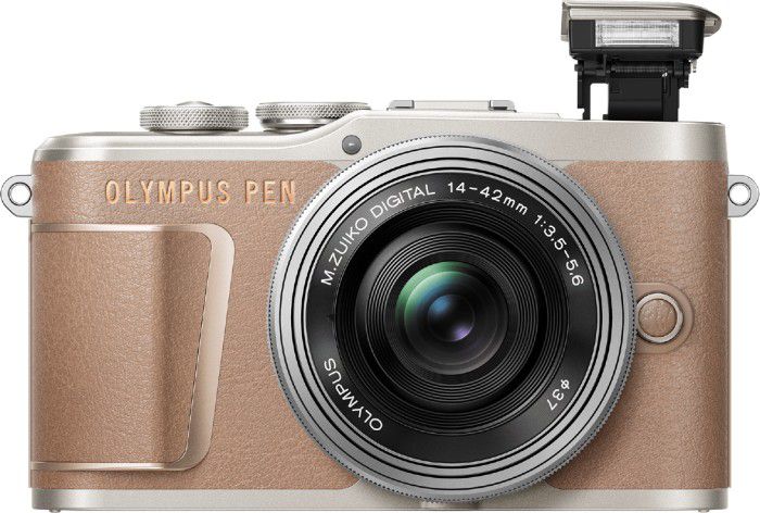 Olympus E-PL10 Pancake Zoom Kit brn/slv
