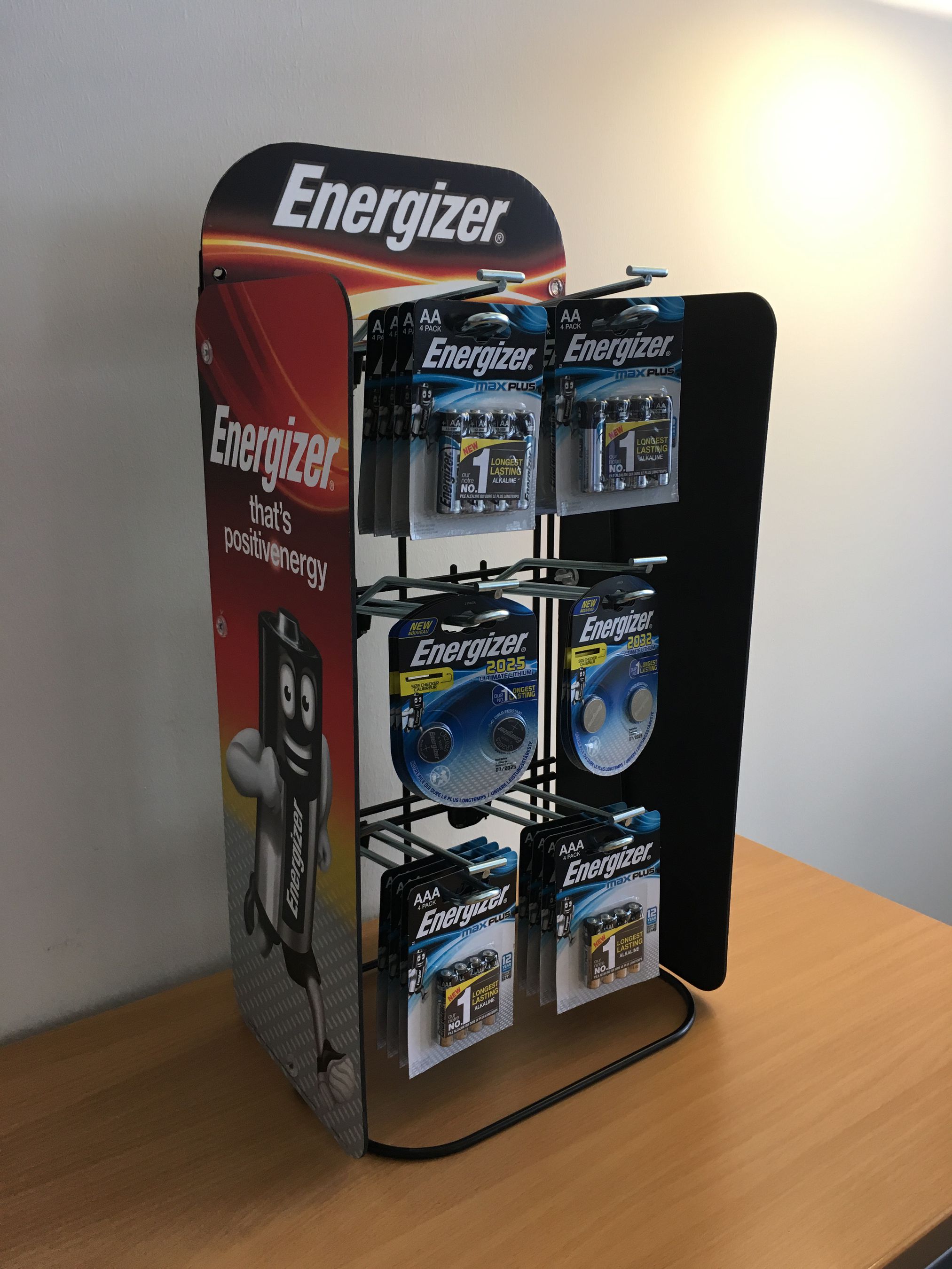 Energizer présentoir de table