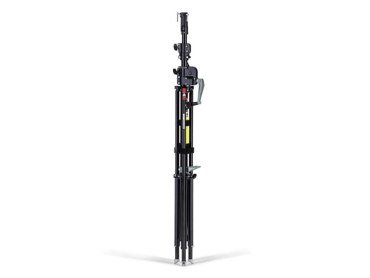 Manfrotto Wind Up Stand Steel 3 S. Blk