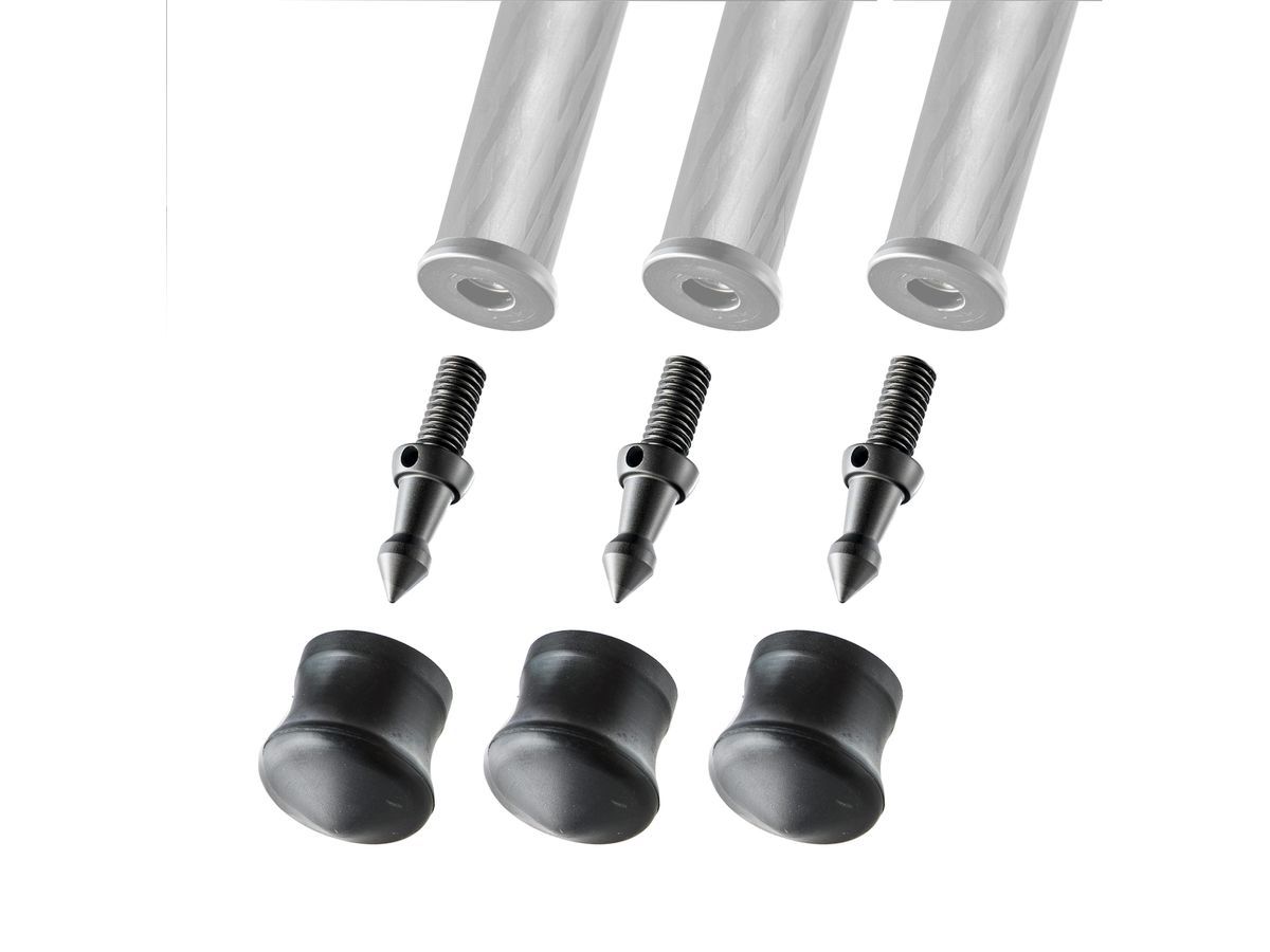 Gitzo Spike- / Gummi-Fuß 38mm 3er Set