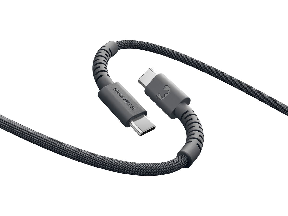 Fresh 'n Rebel USB-C to USB-C 70cm Grey