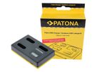 Patona Triple Ladegerät USB Sony NP-BX1