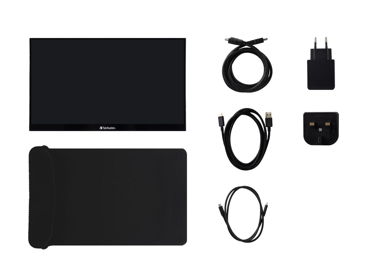 Verbatim Port. Touchscreen Monitor 15.6"