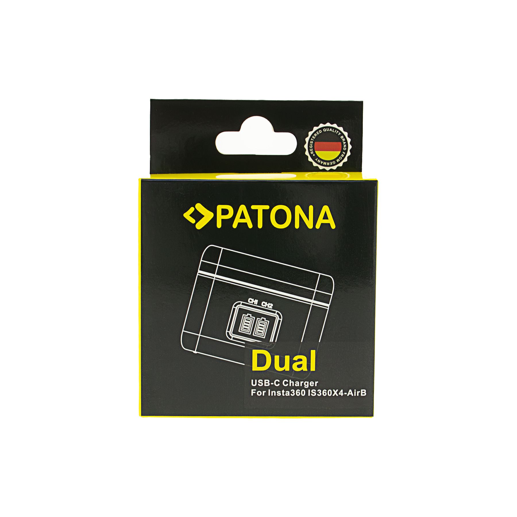 Patona Dual Ladebox Insta360 X4-Air