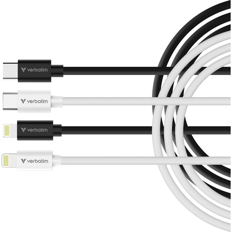 Verbatim USB-C to Lightning 1m 2 Pack
