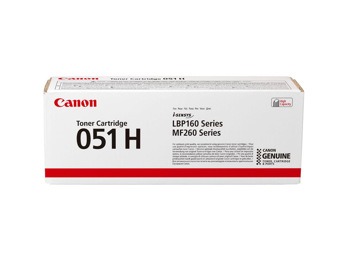 Canon Toner, 051H Black High Yield