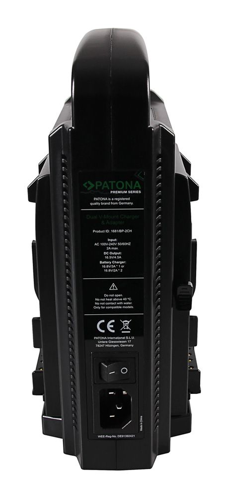 Patona Dual Charger for V-mount