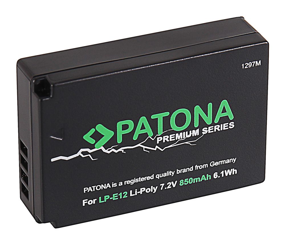 Patona Premium Batterie Canon LP-E12