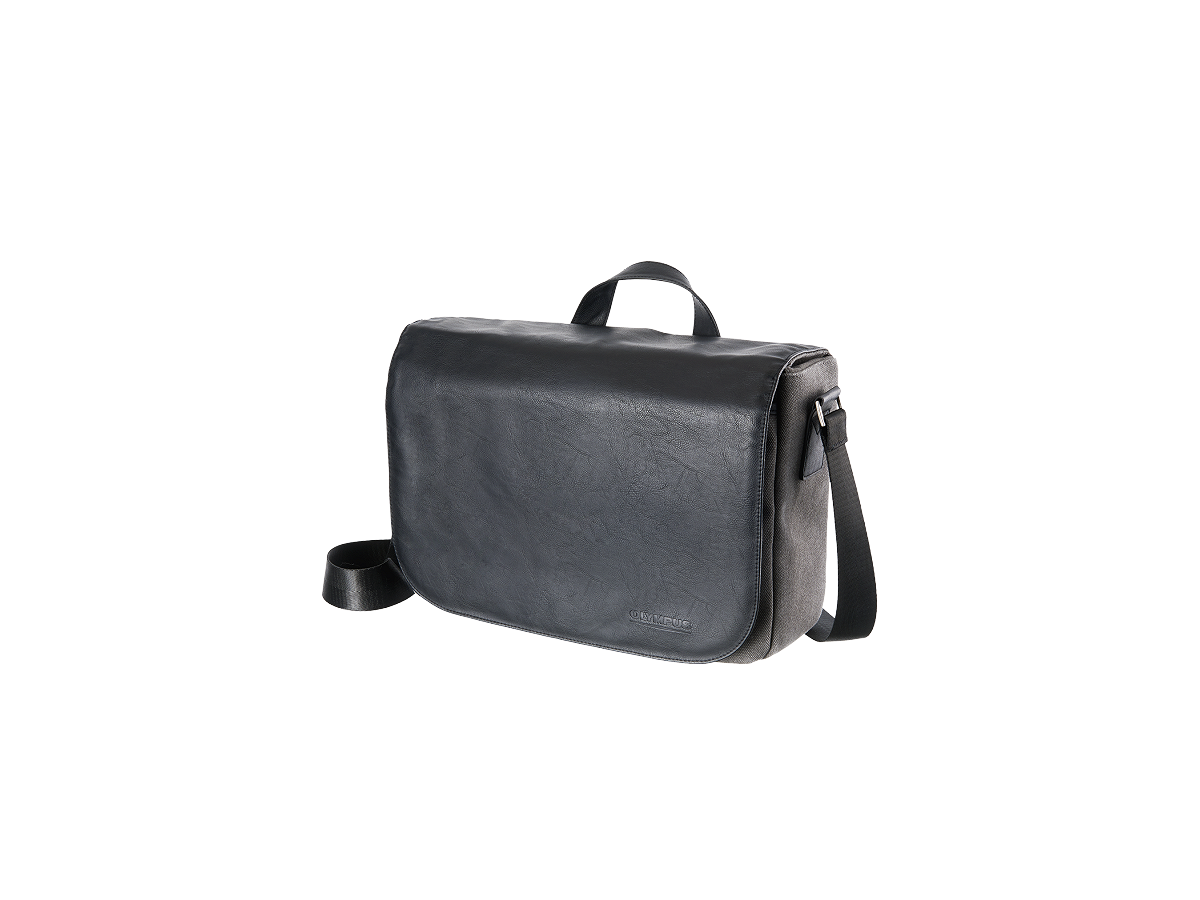 Olympus Messenger Bag black PU & Canvas