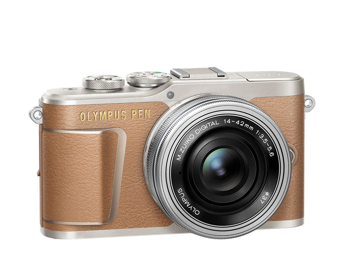 Olympus PEN E-PL9 Pancake Zoom Brown