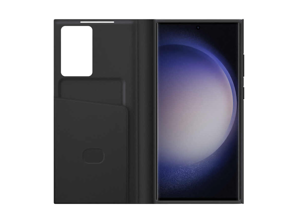 Samsung S23 Ultra Smart View Wallet Case Black