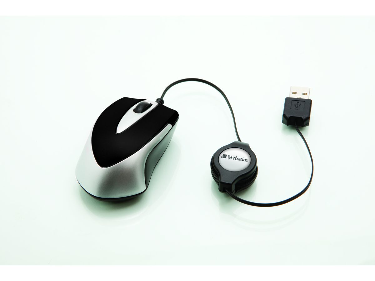 Verbatim Go Mini Travel Mouse Black