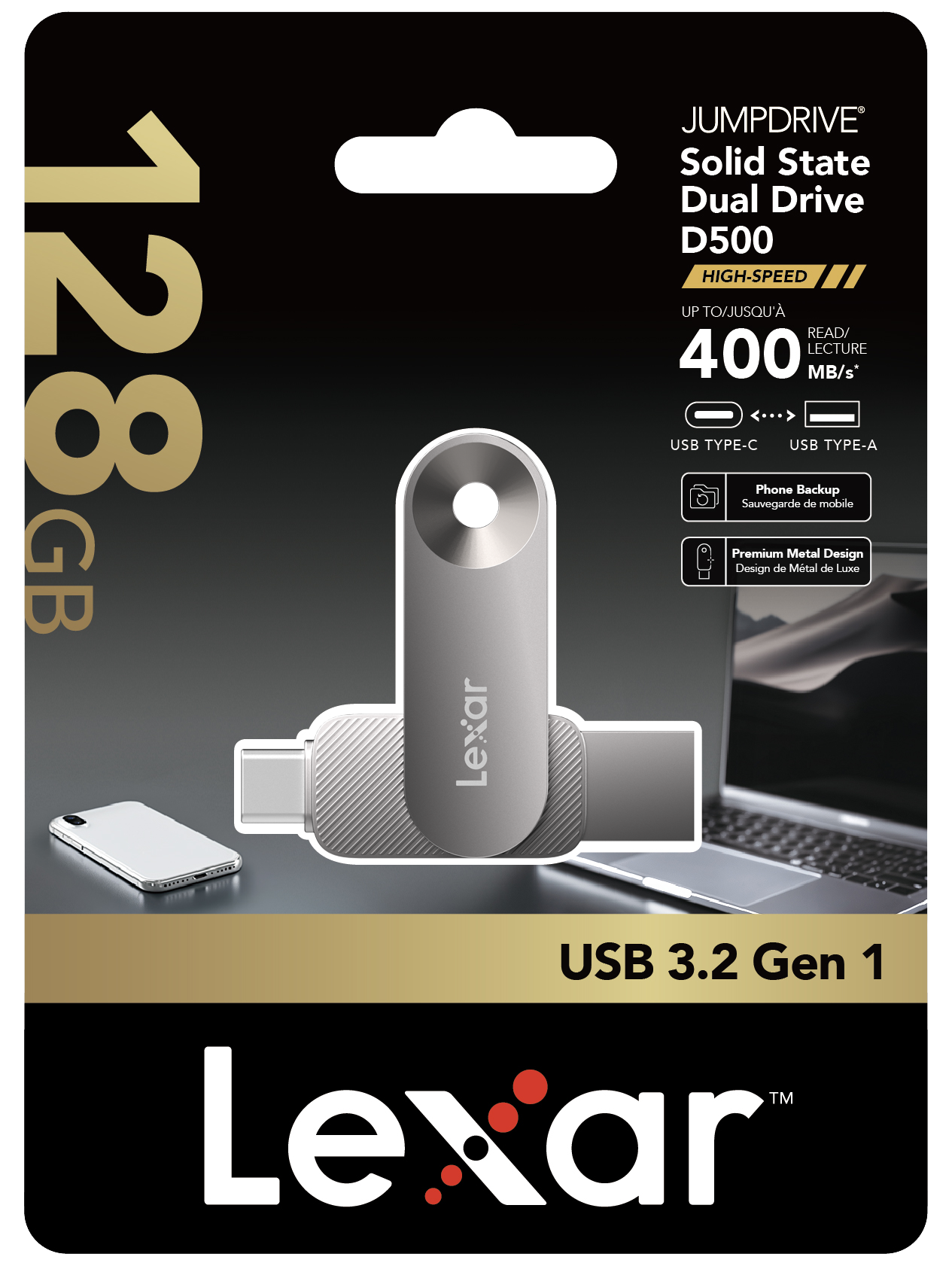 Lexar Dual Drive USB 3.2 256GB