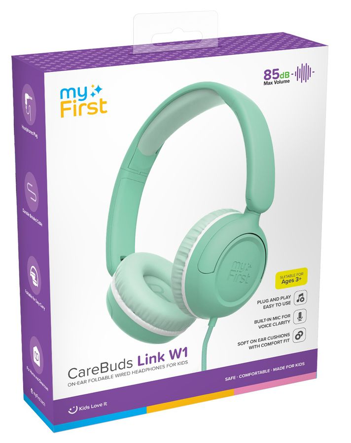 myFirst CareBuds Link W1 Mint Green
