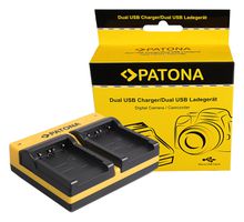 Patona Chargeur Dual USB NP-FT1