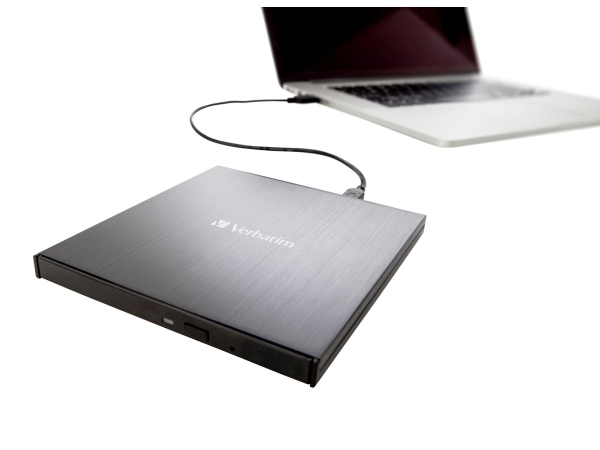 Verbatim Slimline CD/DVD Writer USB-C
