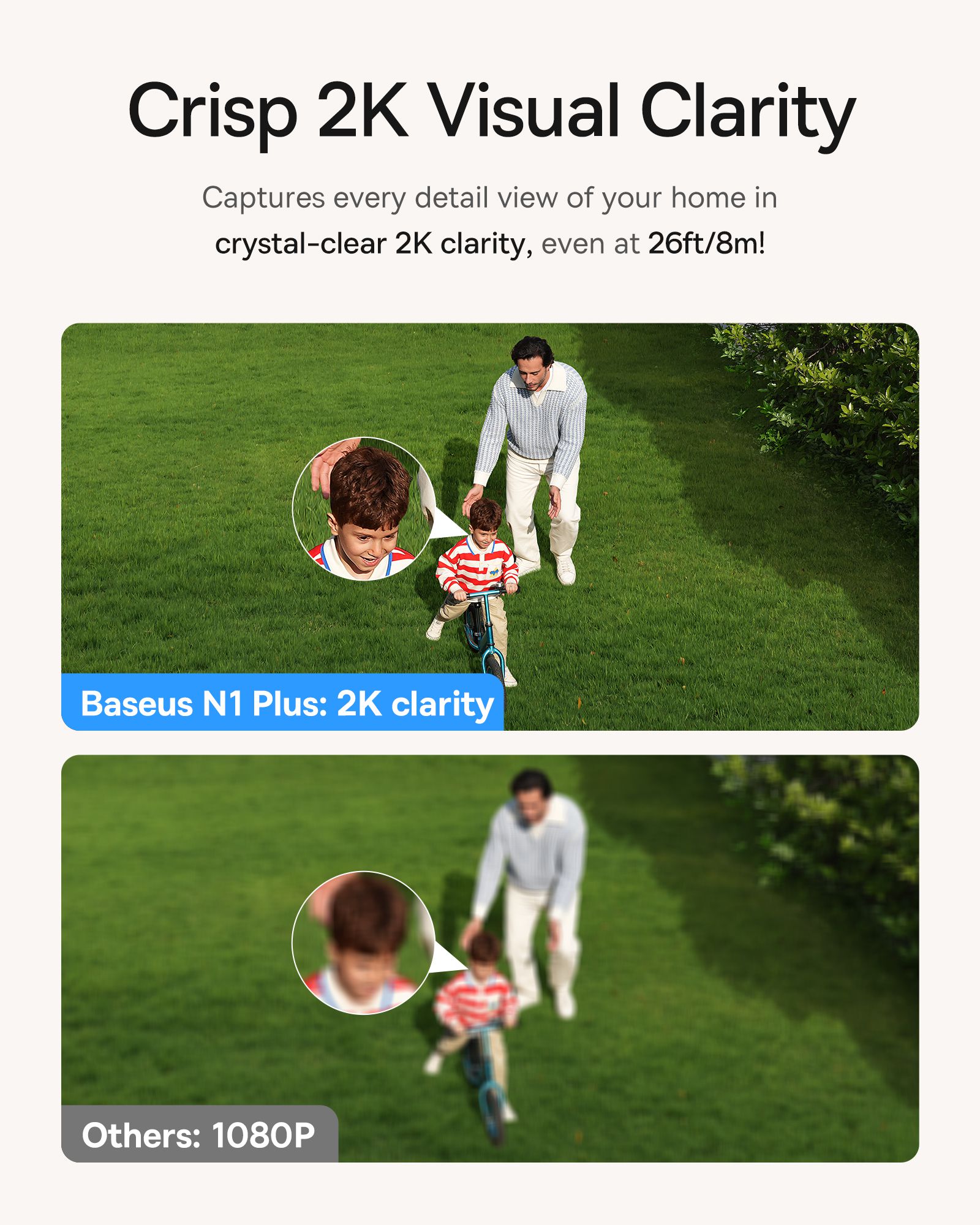 Baseus N1+ Outdoor Camera 2K