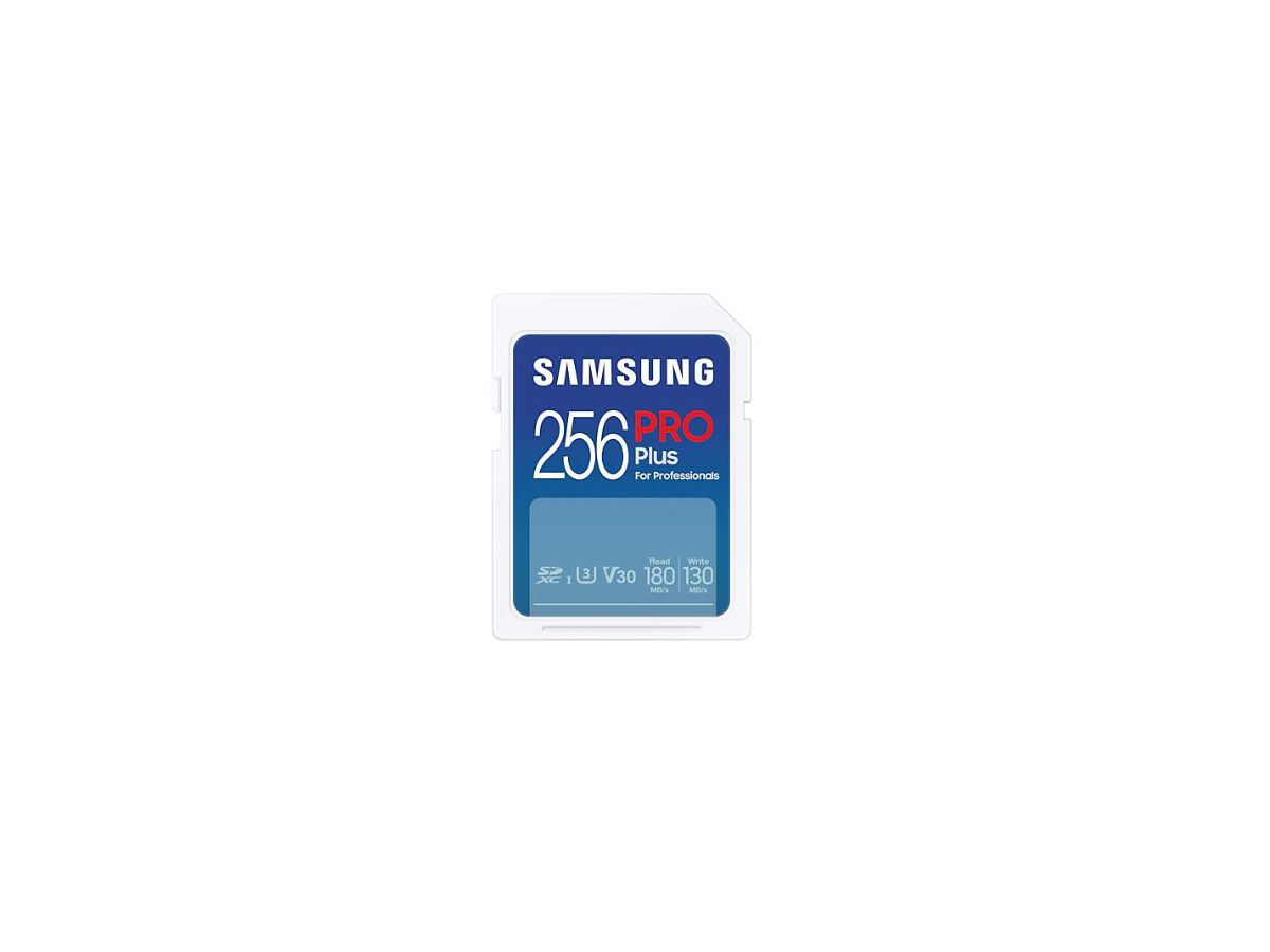 Samsung Pro+ SDXC 256GB 180MB/s V30